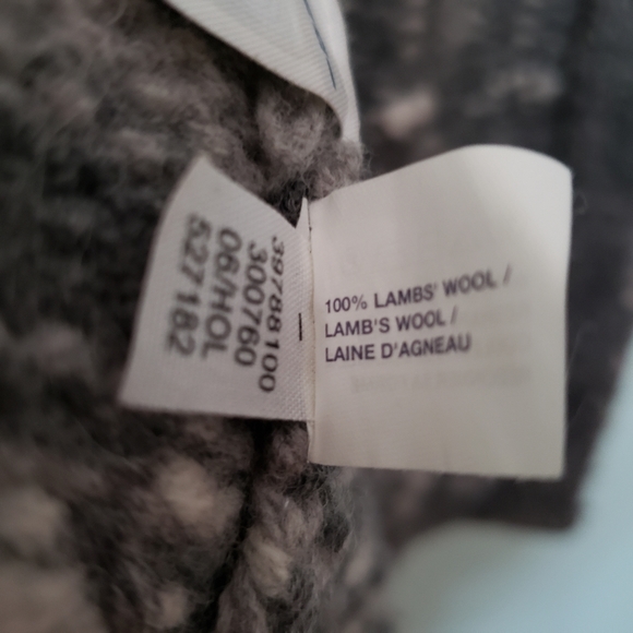 Gap Grey Wool Front Tie Sweater - Picture 3 of 5